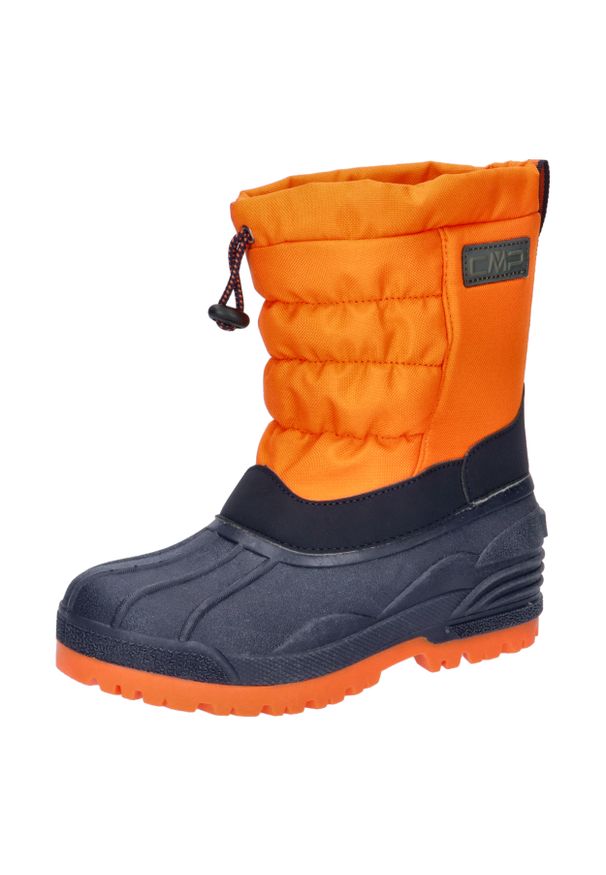 Śniegowce juniorskie CMP HANKI 3.0. Okazja: na co dzień. Kolor: wielokolorowy, żółty, czarny, pomarańczowy, szary