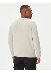 Aeronautica Militare Sweter 252MA1573UL00539 Beżowy Regular Fit. Kolor: beżowy. Materiał: bawełna #4