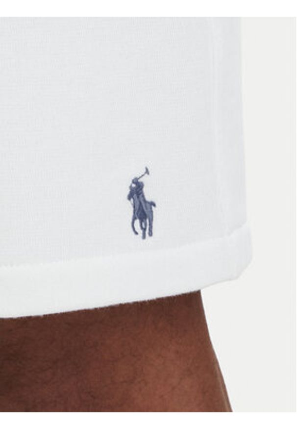 Polo Ralph Lauren Szorty sportowe 710A12486006 Biały Regular Fit. Kolor: biały. Materiał: bawełna. Styl: sportowy