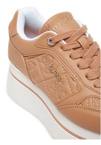 Guess Sneakersy FLTCM9 FAL12 Beżowy. Kolor: beżowy. Materiał: skóra #4