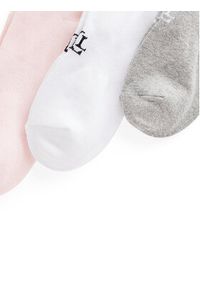 Lauren Ralph Lauren - LAUREN RALPH LAUREN Zestaw 3 par niskich skarpet damskich 454846731002 Kolorowy. Materiał: bawełna, materiał. Wzór: kolorowy
