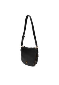Pinko - PINKO Torebka Hobo Zip Around Mini Ai 25-26 PLTT 105332 A0QO Czarny. Kolor: czarny. Materiał: skórzane #5