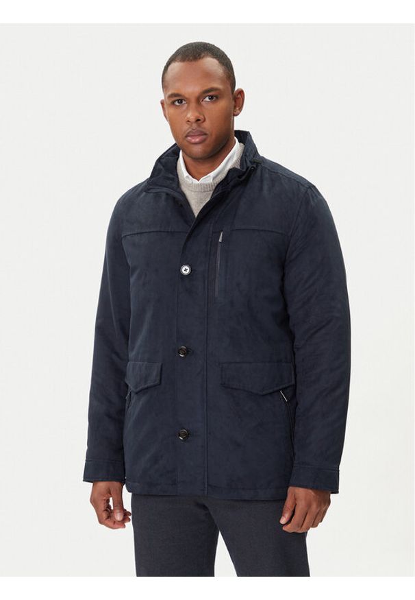Bugatti Kurtka zimowa 877400 81018 M Granatowy Regular Fit. Kolor: niebieski. Materiał: syntetyk. Sezon: zima