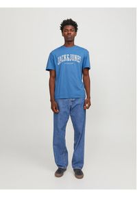 Jack & Jones - Jack&Jones T-Shirt Josh 12236514 Niebieski Relaxed Fit. Kolor: niebieski. Materiał: bawełna