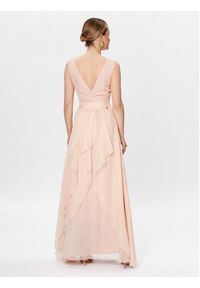 Liu Jo Sukienka wieczorowa CA3384 T3384 Różowy Regular Fit. Kolor: różowy. Materiał: syntetyk. Styl: wizytowy