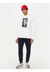 U.S. Polo Assn. Bluza MUP1919 Biały Regular Fit. Typ kołnierza: polo. Kolor: biały. Materiał: bawełna #4