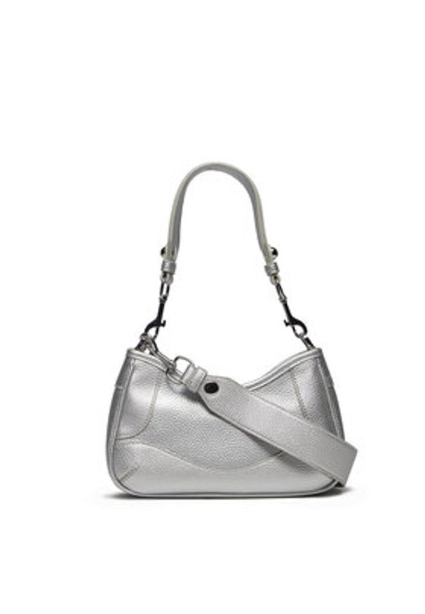 Love Moschino - LOVE MOSCHINO Torebka JC4140PP1IL1190B Srebrny. Kolor: srebrny. Materiał: skórzane