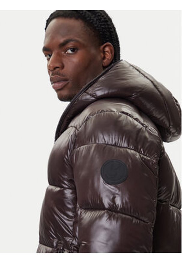 Save The Duck Kurtka zimowa D31280M LOVE21 Brązowy Regular Fit. Kolor: brązowy. Materiał: syntetyk. Sezon: zima