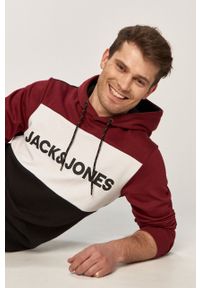 Jack & Jones - Bluza. Okazja: na co dzień. Typ kołnierza: kaptur. Kolor: fioletowy. Materiał: dzianina. Styl: casual #5