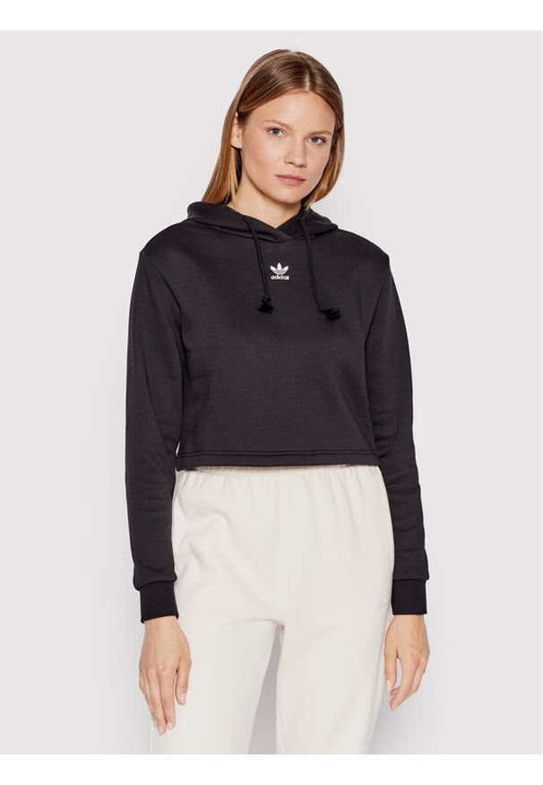 Adidas - adidas Bluza adicolor Essentials HM1829 Czarny Relaxed Fit. Kolor: czarny. Materiał: bawełna