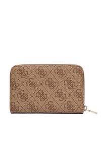 Guess Duży Portfel Damski Laurel II Logo SWSG74 59140 Brązowy. Kolor: brązowy. Materiał: skóra