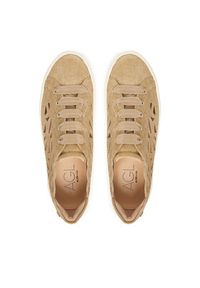 AGL Sneakersy Mandi D925249PGKV235E311 Brązowy. Kolor: brązowy. Materiał: materiał #3