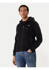 Karl Lagerfeld - KARL LAGERFELD Bluza 705005 562900 Czarny Regular Fit. Typ kołnierza: dekolt w karo. Kolor: czarny. Materiał: bawełna #1