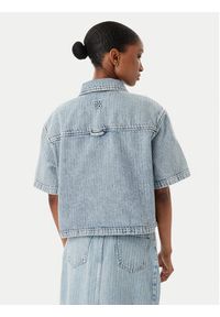 Hugo - HUGO Koszula jeansowa Gesila_1 50559758 Błękitny Relaxed Fit. Kolor: niebieski. Materiał: bawełna #10