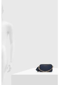 MICHAEL Michael Kors torebka skórzana kolor granatowy. Kolor: niebieski. Materiał: skórzane #6