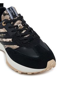 Pepe Jeans Sneakersy Lucky Fenix PLS600019 Czarny. Kolor: czarny. Materiał: zamsz, skóra #5