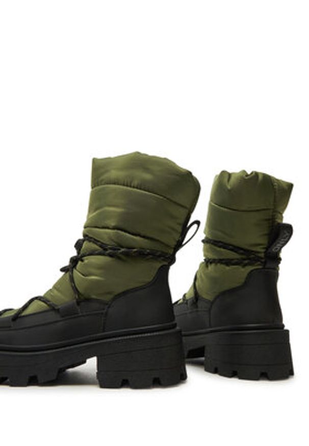 ONLY Shoes Botki 15329809 Zielony. Kolor: zielony. Materiał: materiał