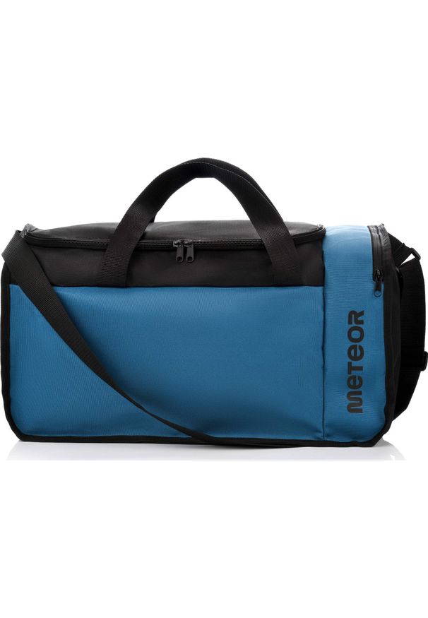 Meteor Torba fitness Meteor Odyn 40 l czarny/niebieski Uniwersalny. Kolor: niebieski, wielokolorowy, czarny. Sport: fitness