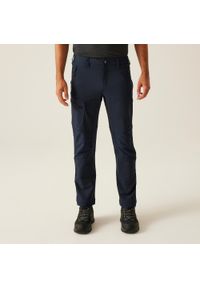 Regatta - Męskie spodnie ze stretchem Prolite. Kolor: czerwony. Materiał: materiał. Sezon: lato. Sport: turystyka piesza #1