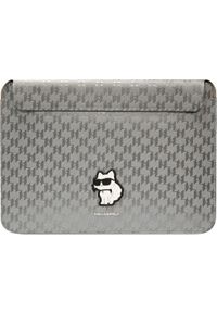 Karl Lagerfeld Karl Lagerfeld Wsuwka Klcs16Sakhpck 14 Srebrna Sleeve Mono Saffiano Choupette. Kolor: srebrny #1