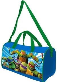 PELLUCCI - Pellucci Torba sportowa podróżna na ramię basen Wojownicze Żółwie Ninja niebieska. Kolor: niebieski. Sport: pływanie #1