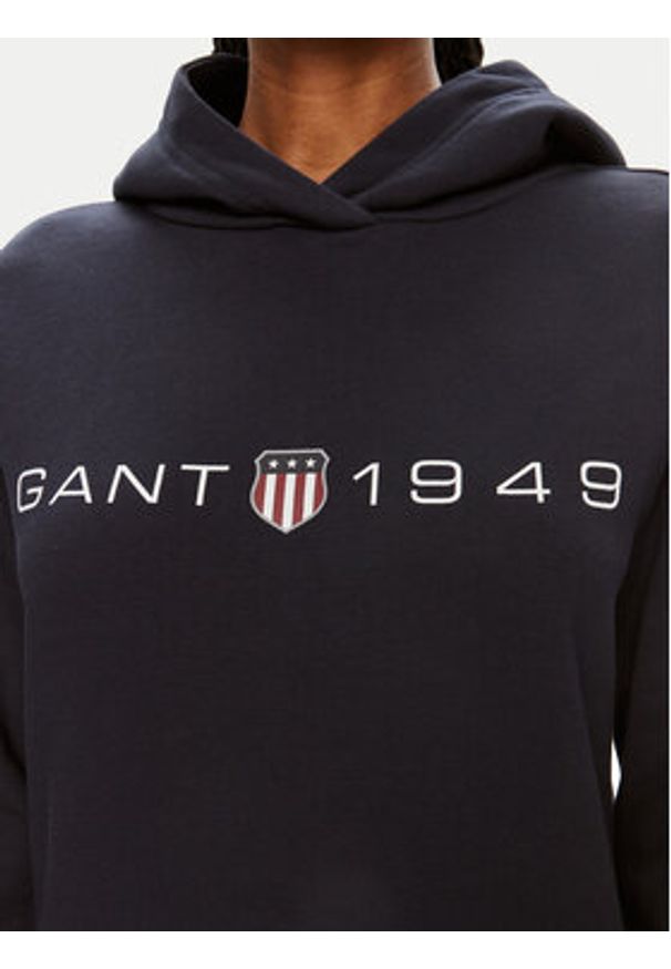 GANT - Gant Bluza Archive Shield 4200756 Granatowy Regular Fit. Kolor: niebieski. Materiał: bawełna