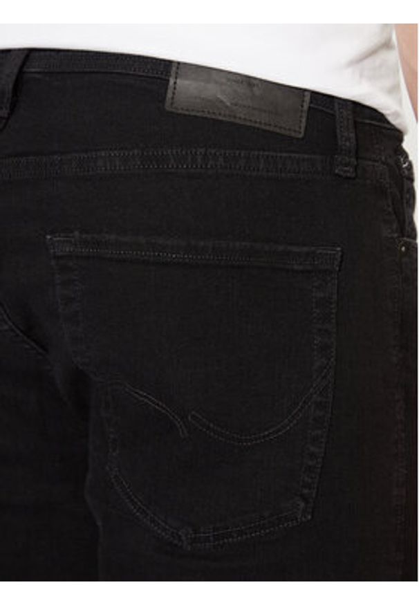 Jack & Jones - Jack&Jones Jeansy Mike 12246951 Czarny Tapered Fit. Kolor: czarny