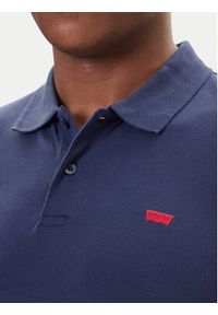 Levi's® Polo Housemark A5797-0001 Granatowy Slim Fit. Typ kołnierza: polo. Kolor: niebieski. Materiał: bawełna