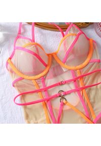 Intica - Body z tiulu na romantyczne wieczory Laeticia. Kolor: wielokolorowy. Materiał: tiul #4