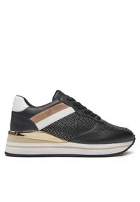 TwinSet - TWINSET Sneakersy 242TGT18A Czarny. Kolor: czarny. Materiał: skóra #1