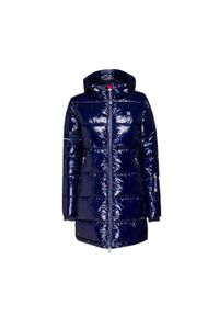 Kurtka narciarska damska Fila Sakura Puffer Coat granatowa. Kolor: niebieski. Sport: narciarstwo #1