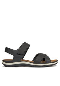 Geox Sandały D Sandal Vega D45R6B 0EKBN C9999 Czarny. Kolor: czarny. Materiał: skóra