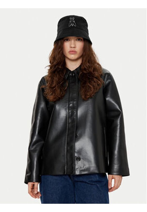 Patrizia Pepe Kapelusz 8F0061/AB01-K103 Czarny. Kolor: czarny. Materiał: bawełna