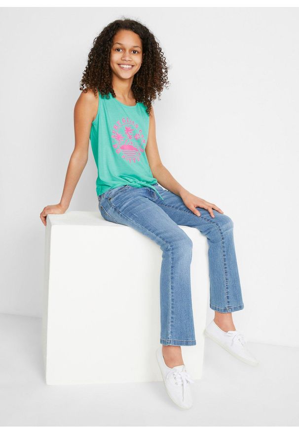 bonprix - Top z czystej bawełny organicznej. Kolor: różowy. Materiał: bawełna. Sezon: lato