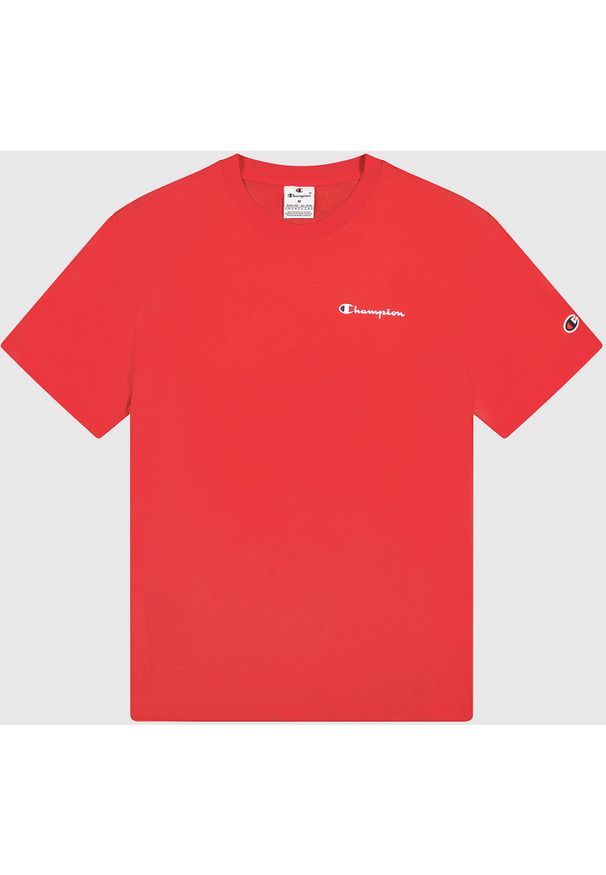 Koszulka męska Champion SS Tee. Kolor: czerwony