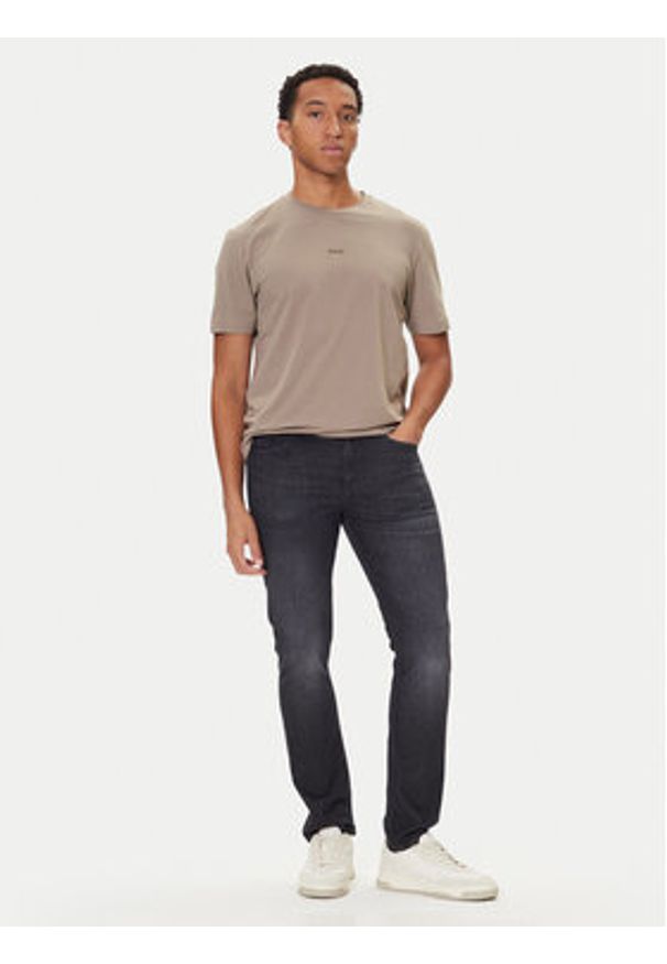 BOSS Jeansy H-Delaware 50550954 Czarny Slim Fit. Kolor: czarny