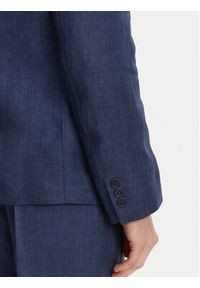Weekend Max Mara Marynarka Nalut 2515041012 Granatowy Regular Fit. Kolor: niebieski. Materiał: len #4