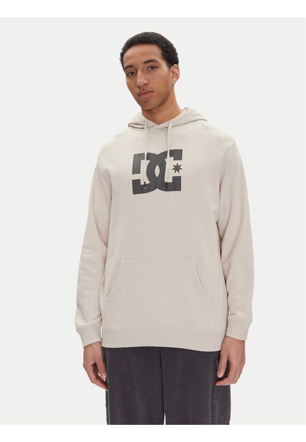 DC Shoes Bluza ADYSF03099 Beżowy Relaxed Fit. Kolor: beżowy. Materiał: bawełna