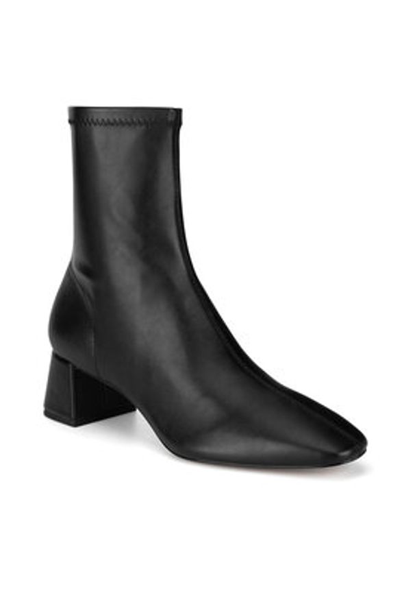Nine West Botki WFA3426-1 Czarny. Kolor: czarny. Materiał: materiał