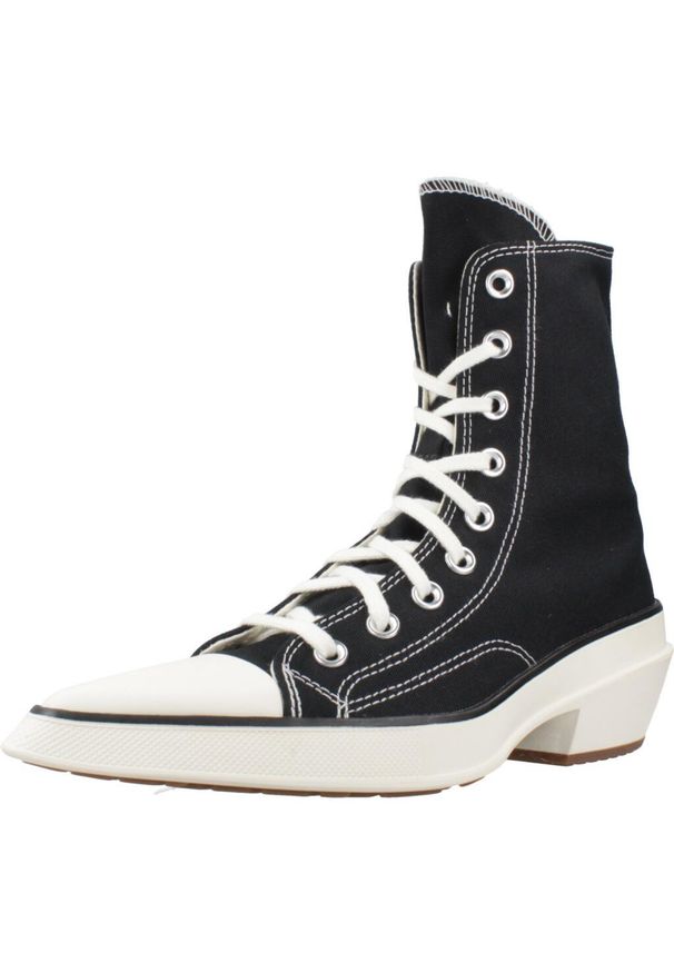 Converse - CONVERSE CHUCK 70 DE LUXE POINTED HI Czarny. Kolor: czarny. Materiał: tkanina