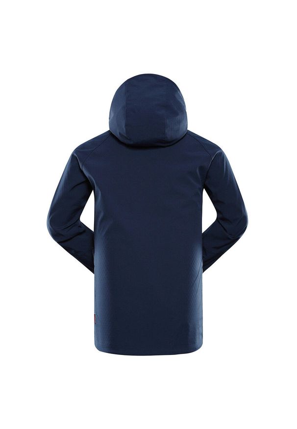 ALPINE PRO - Kurtka softshell męska Alpine Pro Hoor. Kolor: niebieski. Materiał: softshell. Sport: turystyka piesza