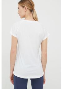 Helly Hansen - T-shirt. Okazja: na co dzień. Kolor: biały. Materiał: dzianina. Wzór: gładki. Styl: casual #4