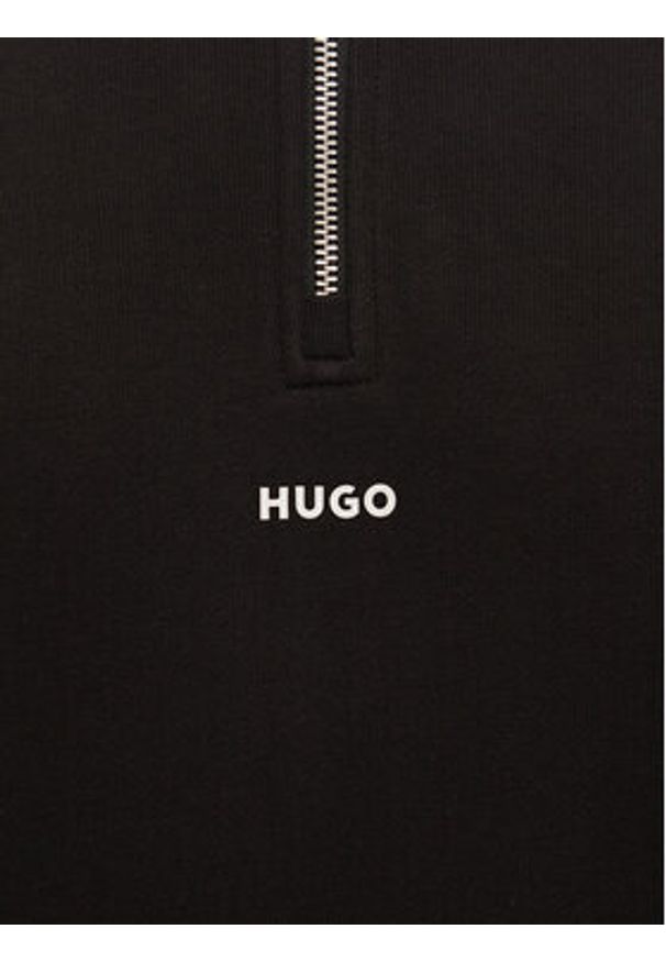 Hugo Bluza Durty244 50525881 Czarny Regular Fit. Kolor: czarny. Materiał: bawełna