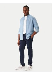 Tommy Jeans Spodnie materiałowe DM0DM22404 Granatowy Regular Fit. Kolor: niebieski. Materiał: bawełna #5