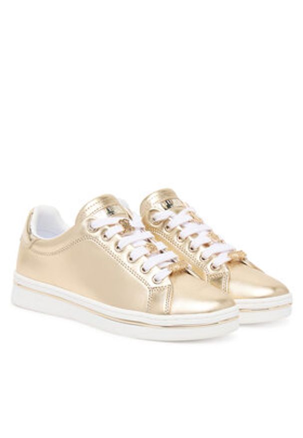 Guess Sneakersy FLTSS3 LEL12 Złoty. Kolor: złoty. Materiał: skóra
