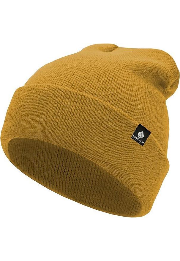 URBANARTT - Musztarda - Kolorowana czapka dla dzieci Van Cotton - Urban Ace Jr. Kolor: wielokolorowy. Materiał: bawełna. Styl: elegancki