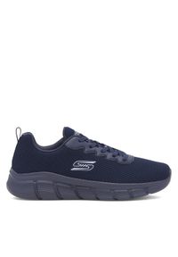 skechers - Skechers Sneakersy BOBS B FLEX 118106 NVY Granatowy. Kolor: niebieski. Materiał: materiał #1