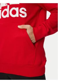 Adidas - adidas Bluza Essentials French Terry Big Logo Hoodie IC9365 Czerwony Regular Fit. Kolor: czerwony. Materiał: bawełna #6