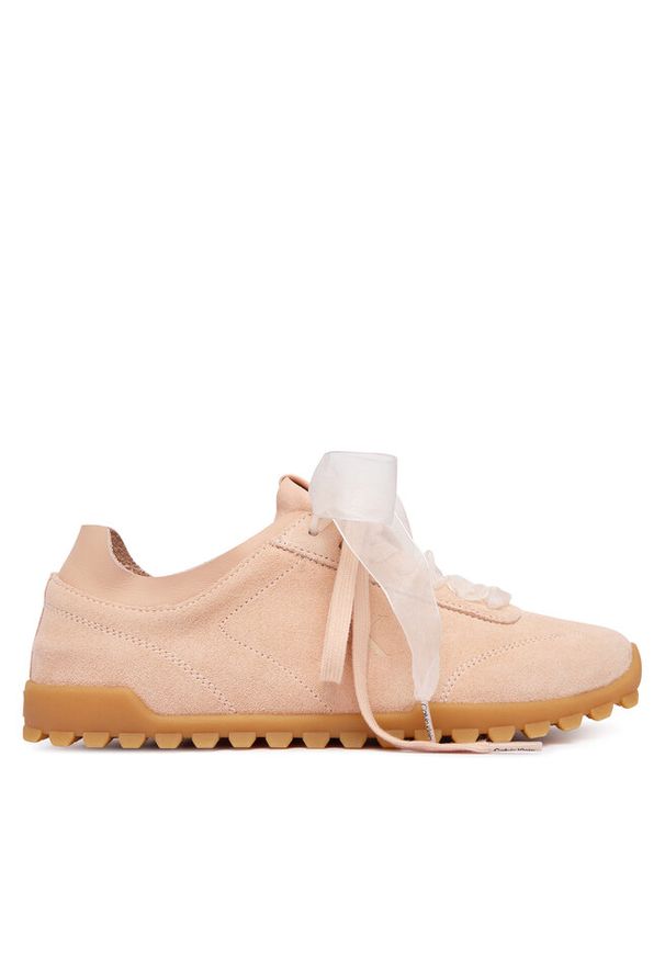 Sneakersy Calvin Klein. Kolor: różowy. Sport: bieganie