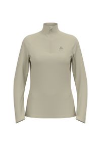 Bluza damska Odlo ESSENTIAL 1/2 ZIP Mid layer. Kolor: zielony. Sport: bieganie #1